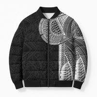 Samoan Tatau Bomber Puffer Jacket Art Tribal Traditional Tattoos - Polynesian Pride