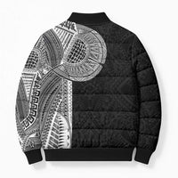 Samoan Tatau Bomber Puffer Jacket Art Tribal Traditional Tattoos - Polynesian Pride