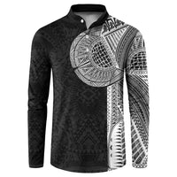 Samoan Tatau Button Sweatshirt Art Tribal Traditional Tattoos - Polynesian Pride
