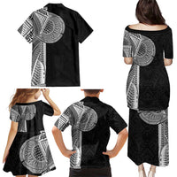 Samoan Tatau Family Matching Puletasi and Hawaiian Shirt Art Tribal Traditional Tattoos LT03 - Polynesian Pride
