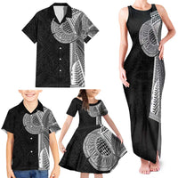 Samoan Tatau Family Matching Tank Maxi Dress and Hawaiian Shirt Art Tribal Traditional Tattoos LT03 - Polynesian Pride