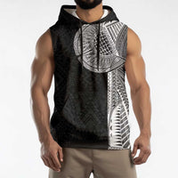 Samoan Tatau Sleeveless Hoodie Art Tribal Traditional Tattoos - Polynesian Pride