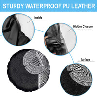 Samoan Tatau Spare Tire Cover Art Tribal Traditional Tattoos - Polynesian Pride