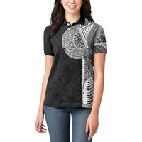 Samoan Tatau Women Polo Shirt Art Tribal Traditional Tattoos - Polynesian Pride