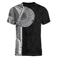 Samoan Tatau Women V-Neck T-Shirt Art Tribal Traditional Tattoos - Polynesian Pride