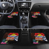 Kiribati Flag and Fireworks Car Mats First Place Welcome the New Year - Polynesian Pride
