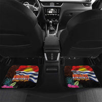 Kiribati Flag and Fireworks Car Mats First Place Welcome the New Year - Polynesian Pride