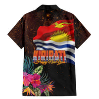 Kiribati Flag and Fireworks Family Matching Mermaid Dress and Hawaiian Shirt First Place Welcome the New Year LT03 - Polynesian Pride