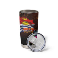 Kiribati Flag and Fireworks Tumbler Cup First Place Welcome the New Year - Polynesian Pride
