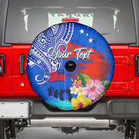 Personalised Samoa 62nd Anniversary Independence Day Spare Tire Cover Samoan Tribal Flag Style LT03 - Polynesian Pride