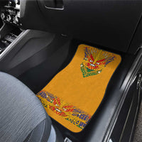 Haiti Flag Traditional Dashiki Car Mats Yellow Color - Polynesian Pride