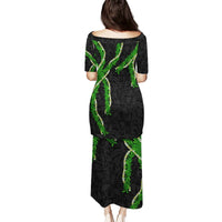 Hawaii Maile Lei Puletasi Aloha Black Color LT03 - Polynesian Pride