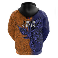 Papua New Guinea New Ireland Province Hoodie PNG Birds Of Paradise Polynesian Arty Style LT03 - Polynesian Pride