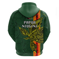 Papua New Guinea Oro Province Hoodie PNG Birds Of Paradise Polynesian Arty Style LT03 - Polynesian Pride