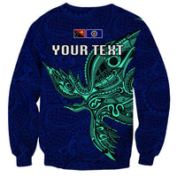 Custom Papua New Guinea Bougainville Sweatshirt PNG Birds Of Paradise Polynesian Arty Style LT03 - Polynesian Pride
