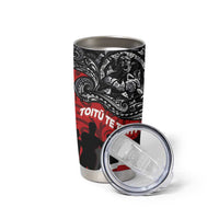 Aotearoa Toitu Te Tiriti Tumbler Cup Honoring Te Tiriti o Waitangi - Maori Haka