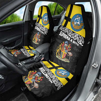 New Zealand Wellington Car Seat Cover The Capital's Emblems Flag and Koru Art LT03 - Polynesian Pride