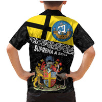 New Zealand Wellington Family Matching Mermaid Dress and Hawaiian Shirt The Capital's Emblems Flag and Koru Art