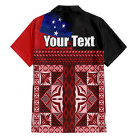 Samoa Flag Day Hawaiian Shirt Siapo Pattern and Ula Fala LT03 - Polynesian Pride