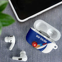 New Zealand Cricket AirPods Case Kiwi Birds Haka Dance Blue Fern Sporty Style LT03 - Polynesian Pride