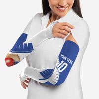 Custom New Zealand Cricket Arm Sleeves Kiwi Birds Haka Dance Blue Fern Sporty Style LT03 - Polynesian Pride
