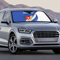 New Zealand Cricket Auto Sun Shade Kiwi Birds Haka Dance Blue Fern Sporty Style LT03 - Polynesian Pride