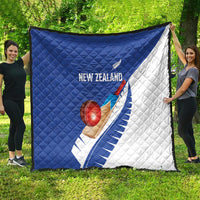 New Zealand Cricket Quilt Kiwi Birds Haka Dance Blue Fern Sporty Style LT03 - Polynesian Pride
