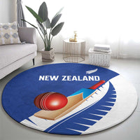 New Zealand Cricket Round Carpet Kiwi Birds Haka Dance Blue Fern Sporty Style LT03 - Polynesian Pride