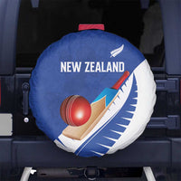 New Zealand Cricket Spare Tire Cover Kiwi Birds Haka Dance Blue Fern Sporty Style LT03 No hole Blue - Polynesian Pride