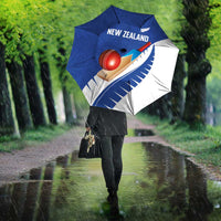 New Zealand Cricket Umbrella Kiwi Birds Haka Dance Blue Fern Sporty Style LT03 - Polynesian Pride