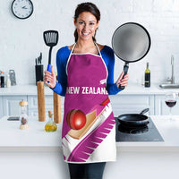 New Zealand Cricket Apron Kiwi Birds Haka Dance Pink Fern Sporty Style LT03 - Polynesian Pride