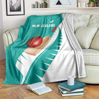 New Zealand Cricket Blanket Kiwi Birds Haka Dance Turquoise Fern Sporty Style LT03 Turquoise - Polynesian Pride