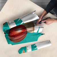 New Zealand Cricket Umbrella Kiwi Birds Haka Dance Turquoise Fern Sporty Style LT03 - Polynesian Pride