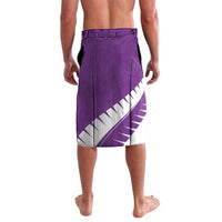 Custom New Zealand Cricket Lavalava Kiwi Birds Haka Dance Purple Fern Sporty Style LT03 - Polynesian Pride