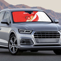 New Zealand Cricket Auto Sun Shade Kiwi Birds Haka Dance Red Fern Sporty Style LT03 - Polynesian Pride