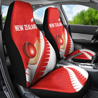 New Zealand Cricket Car Seat Cover Kiwi Birds Haka Dance Red Fern Sporty Style LT03 - Polynesian Pride