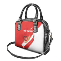New Zealand Cricket Shoulder Handbag Kiwi Birds Haka Dance Red Fern Sporty Style LT03 - Polynesian Pride