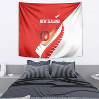 New Zealand Cricket Tapestry Kiwi Birds Haka Dance Red Fern Sporty Style LT03 - Polynesian Pride