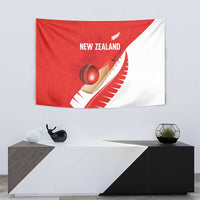 New Zealand Cricket Tapestry Kiwi Birds Haka Dance Red Fern Sporty Style LT03 - Polynesian Pride