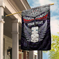 New Zealand Hei Tiki Garden Flag Maori Purple Papua Shell Pattern LT03 House Flag Purple - Polynesian Pride