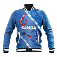 Samoa Independence Day Baseball Jacket Anniversary 63th-Siapo Art