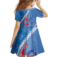 Samoa Independence Day Family Matching Off Shoulder Short Dress and Hawaiian Shirt Anniversary 63th-Siapo Art
