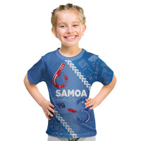 Samoa Independence Day Kid T Shirt Anniversary 63th-Siapo Art