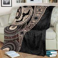 Fiji Traditional Masi Blanket Tapa Art Palm Leaves Pattern LT03 - Polynesian Pride