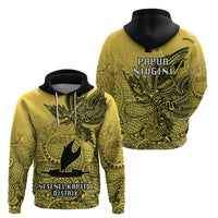 Papua New Guinea National Capital District Hoodie PNG Birds Of Paradise Polynesian Arty Style LT03 - Polynesian Pride
