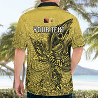 Personalised Papua New Guinea National Capital District Hawaiian Shirt PNG Birds Of Paradise Polynesian Arty Style LT03 - Polynesian Pride
