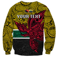 Personalised Papua New Guinea Hela Province Sweatshirt PNG Birds Of Paradise Polynesian Arty Style LT03 - Polynesian Pride