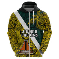 Personalised Papua New Guinea Jiwaka Province Hoodie PNG Birds Of Paradise Polynesian Arty Style LT03 - Polynesian Pride