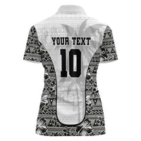 Custom Fiji Pacific Rugby 2024 Women Polo Shirt Tapa Tribal and Fijian Masi Pattern LT03 - Polynesian Pride