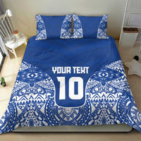 Custom Samoa Pacific Rugby 2024 Bedding Set Polynesian Pacific Tribal Pattern